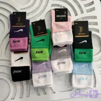 جوراب ساقدار اسپرت نایک نخ پنبه ۱۰۰٪ کف‌کش