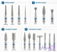 فرز الماسه انتخابی سایر کدها (Other Diamond Bur Codes – Selectable)