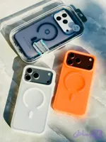 قاب محافظ آیفون Silicon Hard Case MagSafe با بدنه سیلیکونی دو لایه