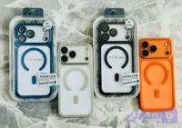 قاب محافظ آیفون Hicool MagSafe Matt Case با گلس لنز شیشه‌ای