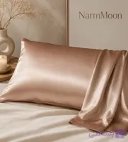 روبالشی ساتن ابریشمی لوکس 50×70 دوخت پاکتی سفارشی ، طرح‌دار مناسب سلامت پوست و مو