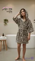 حوله تن‌پوش ژله‌ای چاپی بلند آتیسان ، نرم، سبک و جعبه‌ای