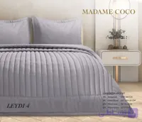 سرویس خواب ۶ تکه لیدی مادام کوکو (Madam Coco) ، روتختی نخ پنبه ترک با طراحی لوکس