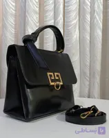 کیف زنانه مشکی قلبی