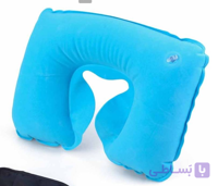بالش بادی گردنی سفری رنگ آبی