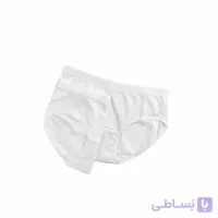 شورت زنانه نخی کبریتی فری سایز رنگ سفید