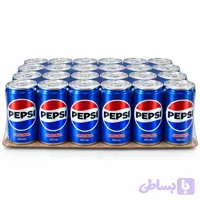 نوشابه گازدار پپسی – 150 میلی‌لیتر بسته 24 عددی