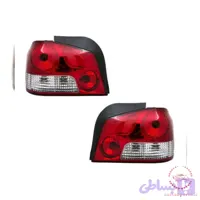 خطر عقب پراید 132 (چپ و راست) همراه دسته سیم - کیفیت عالی - ارسال سریع