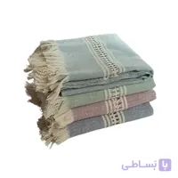 حوله حمام دستبافت رنگی پنبه ای