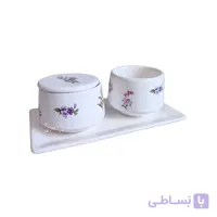 ست فنجان و قندان مدل یاسی
