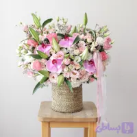 باکس گل لیلیوم و ارکیده مدل بابان کد 11521