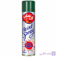 اسپری رنگ سبز روشن گل نقش حجم 300 میل