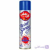 اسپری رنگ آبی روشن گل نقش حجم 300 میل