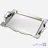 سینی استیل گلدار کوچک نیوهوم کد NH08-1114