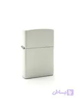 فندک زیپو اصلی کد 214Reg white matte