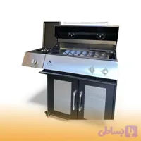 باربیکیو ۸۰ سانت گازی با پلوپز ۳۰ سانتی کابینت دار