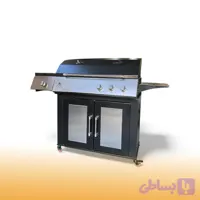باربیکیو ۹۰ سانت گازی با پلوپز ۳۰ سانتی کابینت دار