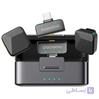 میکروفن یقه‌ای بی‌سیم پرودو مدل PDLAMPHF75BK