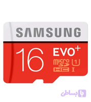 کارت حافظه سامسونگ microSDHC مدل Evo Plus ظرفیت 16 گیگابایت سرعت 100MB/s
