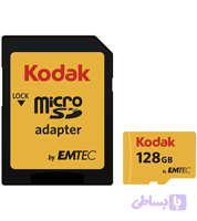 کارت حافظه کداک مدل Premium Performance ظرفیت ۱۲۸ گیگابایت میکرو SDXC کلاس A1 UHS-I V10 سرعت 90MBps
