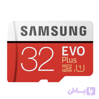 کارت حافظه سامسونگ microSDHC مدل Evo Plus ظرفیت 32 گیگابایت سرعت 100MB/s