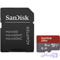 کارت حافظه microSDXC سن دیسک مدل Ultra کلاس 10 استاندارد UHS-I U1 A1 ظرفیت 8 گیگابایت سرعت 140MB/s