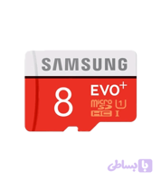 کارت حافظه سامسونگ microSDHC مدل Evo Plus ظرفیت 8 گیگابایت سرعت 100MB/s