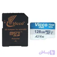 کارت حافظه MicroSDXC ویکومن مدل Final 633X کلاس 10 استاندارد UHS-I U3 A2 V30 سرعت 100MB/s ظرفیت 128 گیگابایت
