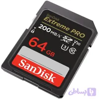 کارت حافظه SD سن‌دیسک مدل Extreme Pro ظرفیت 64 گیگابایت سرعت 200MB/s