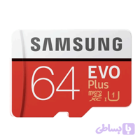 کارت حافظه سامسونگ microSDHC مدل Evo Plus ظرفیت 64 گیگابایت سرعت 100MB/s