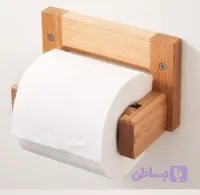 جا دستمال توالت چوبی