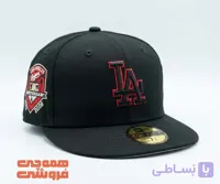 کپ LA نیو ارا طرح داجرز مشکی قرمز | بک فیت سری 59FIFTY