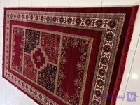 فرش زمینه زرشکی سنتی کد طرح 4116