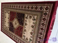 فرش ماشینی کاشان زمینه بژ کد 4116