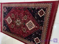 فرش طرح سنتی خاص زمینه لاکی کد 4124
