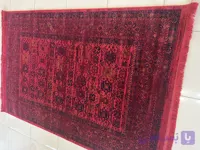 فرش زمینه لاکی طرح قجری کد 4128