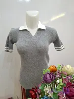 پولوشرت کرکی نیم آستین زنانه/دخترانه شیک و ترند