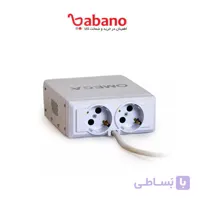محافظ برق یخچال و فریزر 2 خانه ارت دار امگا F2100