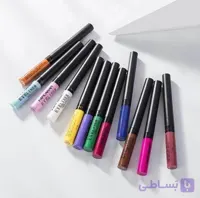 خط چشم رنگی 24 ساعته رنگ. بنفش