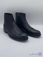 بوت برت چرم بغل زیپ مردانه