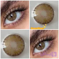 لنز رنگی چشم قهوه ای فندقی کد 5996