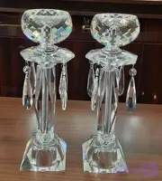 شمعدان تمام کریستال اصلی