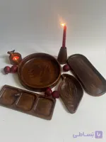 ست پذیرایی یلدایی طرح چوب