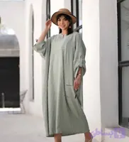 کفتان زنبوری رنگ کرم نسکافه ای