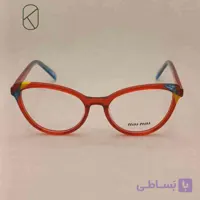 عینک طبی زنانه برند miu miu مدل ویفر کت کد xl6019c2