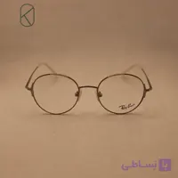 عینک طبی فلزی برند ریبن مدل گرد کد 0201082