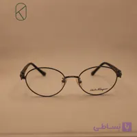 عینک طبی فلزی برند فیبوناچی مدل گرد کد 0201084