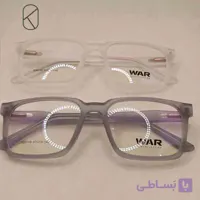 عینک طبی برند WAR کائوچویی مدل مربعی کد 9301095118140
