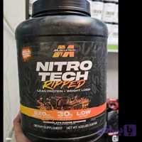 پودر پروتئین وی چربی‌سوز نیتروتک ریپد ماسل تک 1.81 کیلوگرم (4 پوند) | MuscleTech Nitro-Tech Ripped 1810g