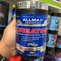 پودر کراتین مونوهیدرات میکرونایز اسنشالز آل‌مکس 400 گرم (80 سروینگ) | ALLMAX Essentials Creatine 400g